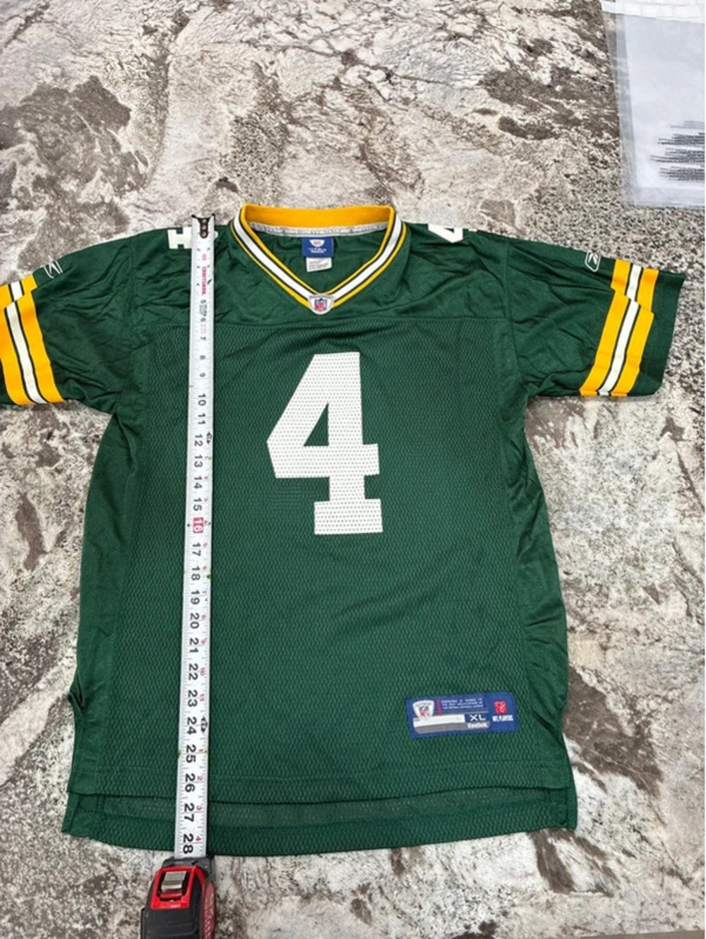 NFL Reebok Favre 4 kids size extra large
